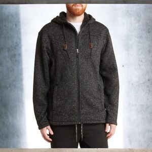 Free Country Mens Osprey Sweater Knit Fleece Jacket